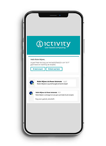 Bezoekersregistratie app ictivity